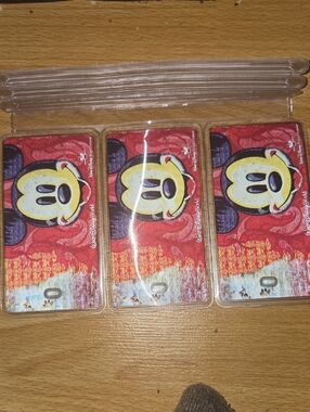Walt Disney World Collectable Luggage Tag Mickey Mouse Set Of 3
